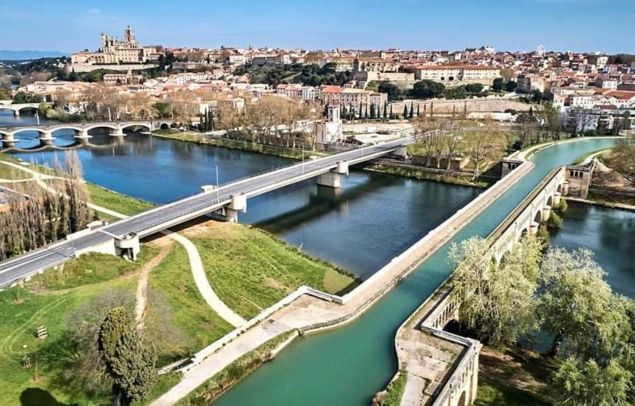 Arcole 5 - Jolie Appartement Centre Ville De Beziers Avec Garage- Wifi -Tv Connectee Kültér fotó